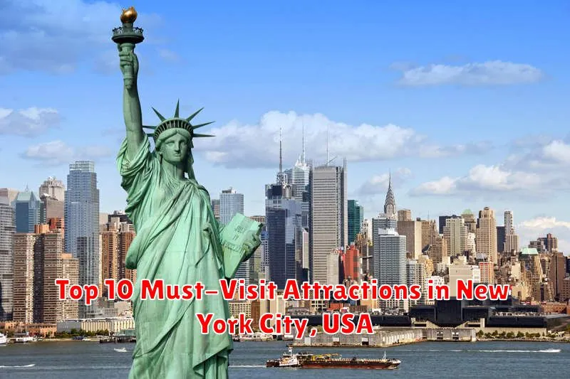 Top 10 Must-Visit Attractions in New York City, USA